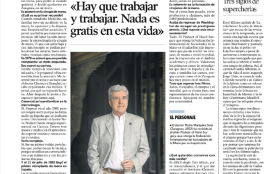 Contraportada del Heraldo de Aragón 4 abril 2025