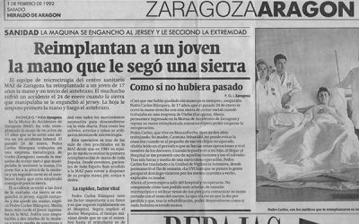 Reimplante de Mano a Carlos Blazquez