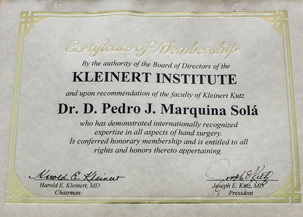 Miembro del Kleinert Institute