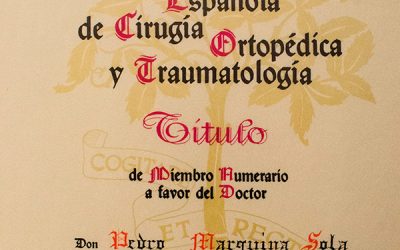 Miembro de la Sociedad de Cirugía Ortopedica y Traumatología